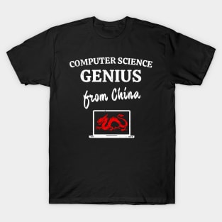 Computer Science Genius From China Admin T-Shirt